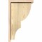 Ekena Millwork Ridgewood Rough Sawn Corbel w/Backplate, Douglas Fir, 8"W x 12"D x 20"H COR08X12X20RID01RDF - alternate 2